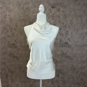 Chic Sleeveless Cowl Neck Top